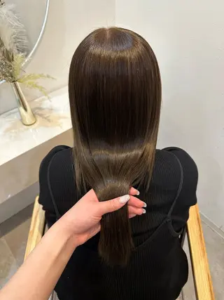 カラー 🎀sakura🎀 艶髪/韓国/ワンホンのヘアスタイル