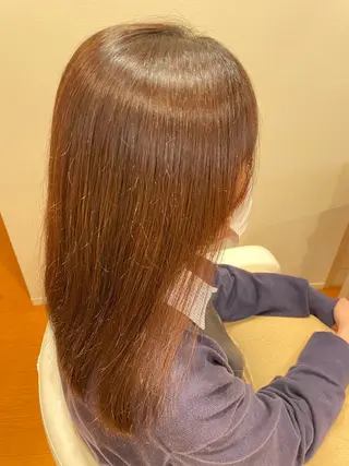 セミロング KIN hairstore所属・marika 🐰のヘアスタイル