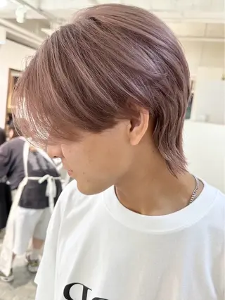 ショート カラー パーマ メンズ ｉｌｉ 大阪のヘアスタイル