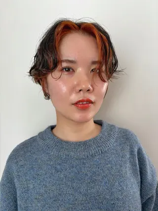 ショート いりえ しゃけのヘアスタイル
