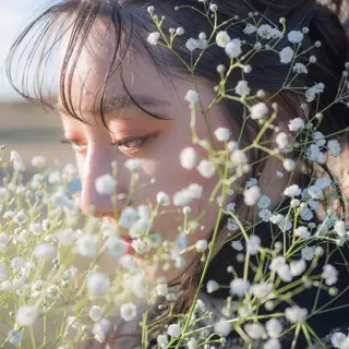 セミロング カラー ヘアアレンジ 寒河江 友花のヘアスタイル