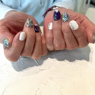 ネイル 四之宮 百花のネイルデザイン