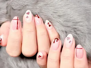 ネイル H3 Nail Tsuki🦋💙のネイルデザイン