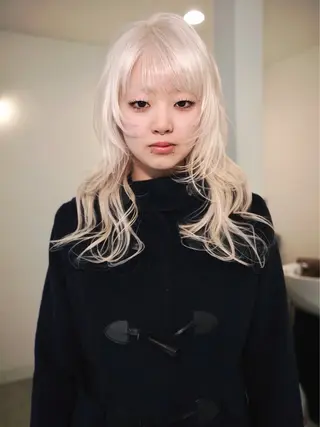 セミロング カラー デザイン/似合わせ Kaito🐩/栄のヘアスタイル