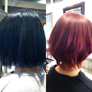 ショート カラー パーマ ヘアアレンジ メンズ キッズ ネイル マツエク・マツパ サロンドミルク 原宿のヘアスタイル