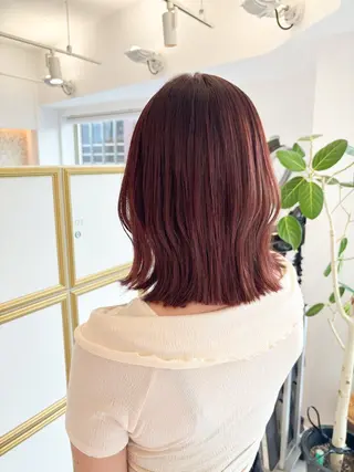 ミディアム カラー 💐レイヤー/透明感 カラー💐智口彩香のヘアスタイル