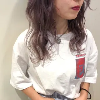 セミロング カラー 心斎橋 美髪職人　近江のヘアスタイル