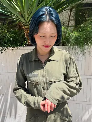 ミディアム カラー 渡邊 直輝のヘアスタイル