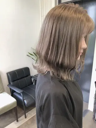 ショート カラー GiseL天神カラー 髪質改善/ブリーチのヘアスタイル