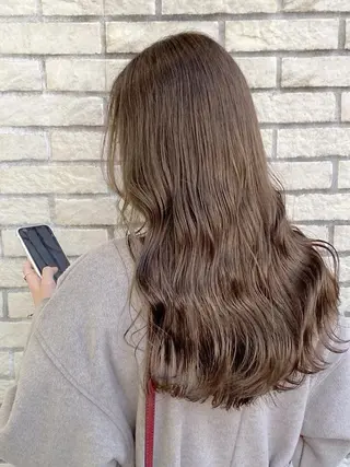 セミロング カラー Produce 東橋本店所属・大村 遥咲のヘアスタイル