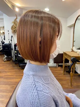ミディアム ボブ指名No.1🌞 オガタのヘアスタイル