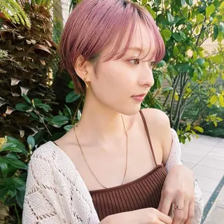 ショート カラー 🧡色落ちまで2度綺 麗なカラー🧡ヨシキのヘアスタイル