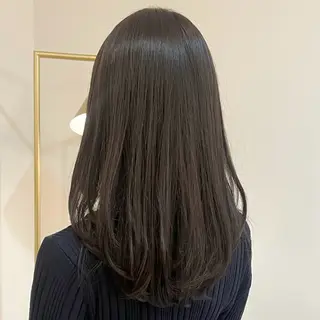 ミディアム カラー 艶カラー/透明感 /ヒグチアオイのヘアスタイル