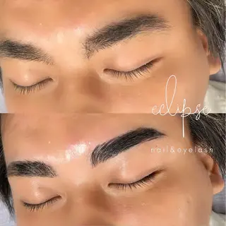 メンズ アイブロウ eclipse eyelashのマツエク・マツパデザイン