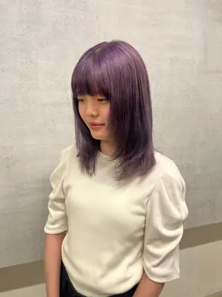 セミロング kchiara所属・yura /レイヤーカットのヘアスタイル