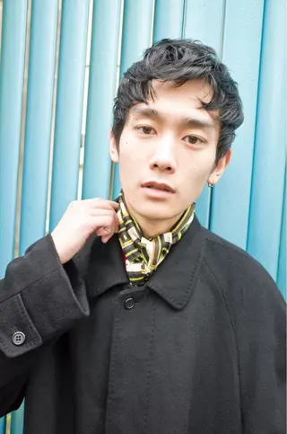 メンズ pole/apartment所属・💓パーマ，💗 レイヤーカットのヘアスタイル