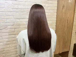 ロング 髪質改善カラー＆ 縮毛矯正　石井良平のヘアスタイル