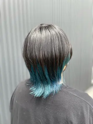 ショート カラー 山本 あやめ子のヘアスタイル