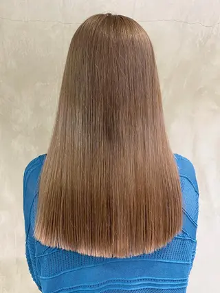 セミロング ヘアアレンジ パーマ カラー ITbyALBUM 中野店のヘアスタイル