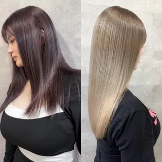 セミロング カラー Grow by NYNY 打越裕樹のヘアスタイル