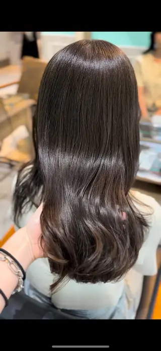 ロング カラー 透けるbrown カラー🎗♡yukaのヘアスタイル