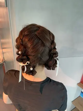 ヘアアレンジ charm《銀座》 ヘアセット/縮毛矯正のヘアスタイル