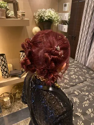 ヘアアレンジ 梅田/美髪カラー/ ガーリー🎀/Noeのヘアスタイル