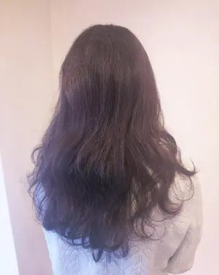 ロング カラー JIL BLAN 京都所属・RU RIのヘアスタイル