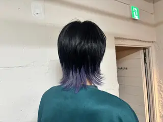 ミディアム カラー メンズ 🩵似合わせカット SEIRA🩵のヘアスタイル