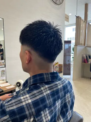 ショート メンズ 野水 隆雅のヘアスタイル