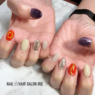 ネイル Hair salon Irie所属・與儀 知佳のネイルデザイン