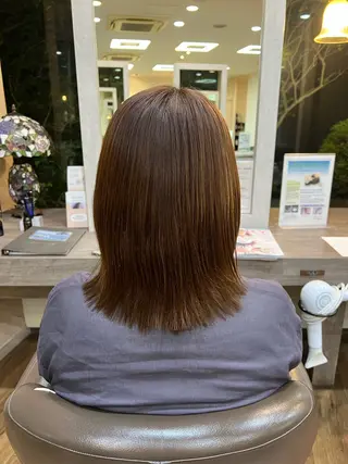 ミディアム 【MOND】斎藤 竜雅のヘアスタイル