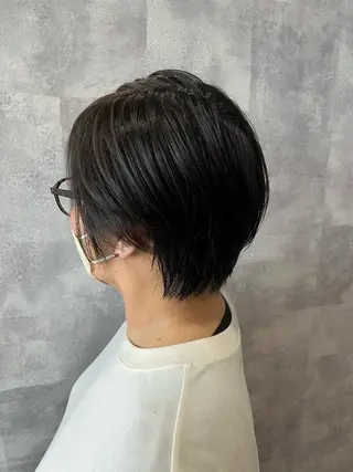 ショート レイヤーカット ✨藤原のヘアスタイル