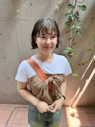 ショート パーマ 大橋 芽衣のヘアスタイル