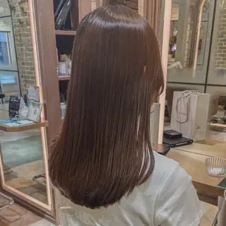 ミディアム カラー グレージュ|くすみ× 透明感|kazutoのヘアスタイル