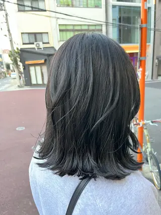 ミディアム 天王寺美容室/カット モデル募集/miiaのヘアスタイル