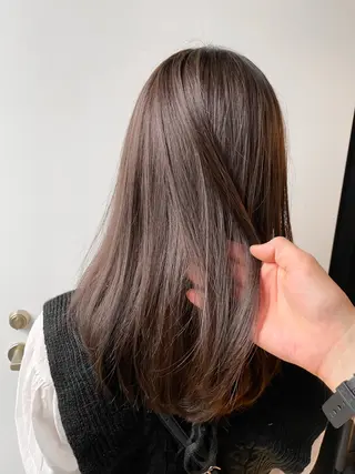 ロング カラー 🇰🇷くびれボブ/ 韓国ボブ🇰🇷愛誠のヘアスタイル