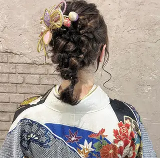 ミディアム ヘアアレンジ mEg hair creation新川崎店所属・荒川 ひなの 新川崎のヘアスタイル