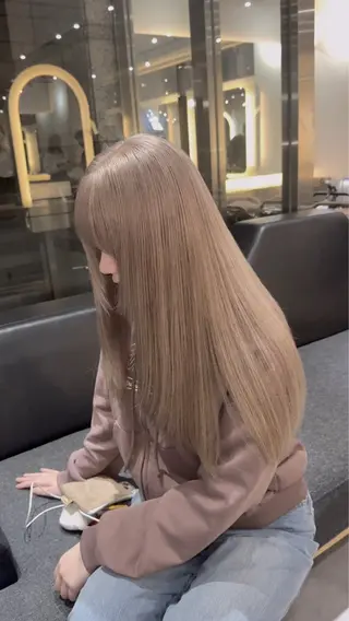 ロング カラー レイヤーカット/ ブリーチカラー/雅人のヘアスタイル