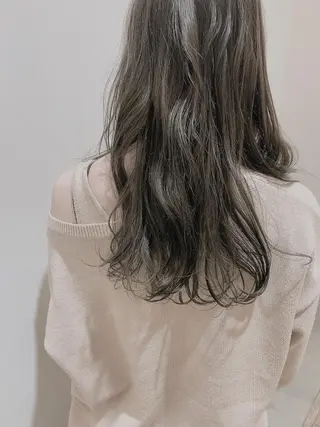 セミロング カラー 1席のみの 美容室IKKIのヘアスタイル