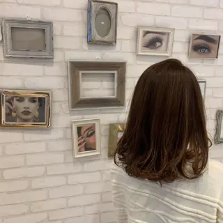 ミディアム ému エミュ　hair &spa所属・近藤 みゅうまのヘアスタイル