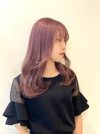 ミディアム カラー レイヤー⭐️カラー ⭐️平川雅史のヘアスタイル