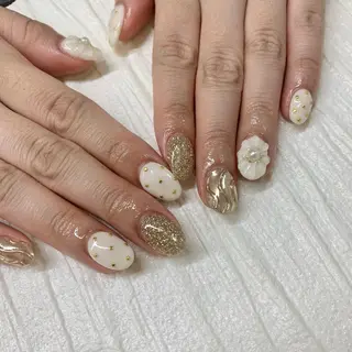 ネイル アイブロウ pu muのネイルデザイン