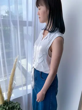 ミディアム カラー モリシュンスケ /レイヤー/髪質改善のヘアスタイル