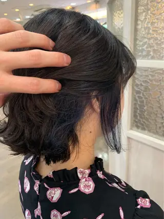 セミロング カラー 🌈re-room EIKI🇰🇷のヘアスタイル