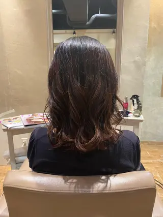 ミディアム ♡ハッシュカット/ レイヤー/yucoのヘアスタイル