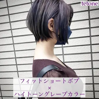 ショート カラー テトネ タカシのヘアスタイル