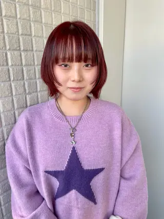 ミディアム 🔅個性派/横浜パ ーマ/暖色/ミミのその他イメージ