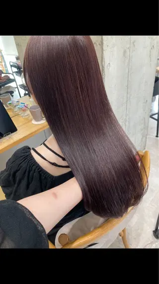 ロング ✨色持ちの良い艶 カラー✨蟹江真世のヘアスタイル