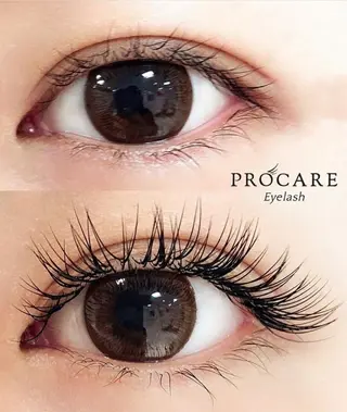 マツエク・マツパ プロケアアイラッシュ みなとみらい店所属・PROCARE みなとみらい店のマツエク・マツパデザイン